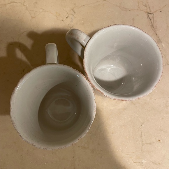 Casafina Impressions Linen White Coffee Mugs - Picture 6 of 9